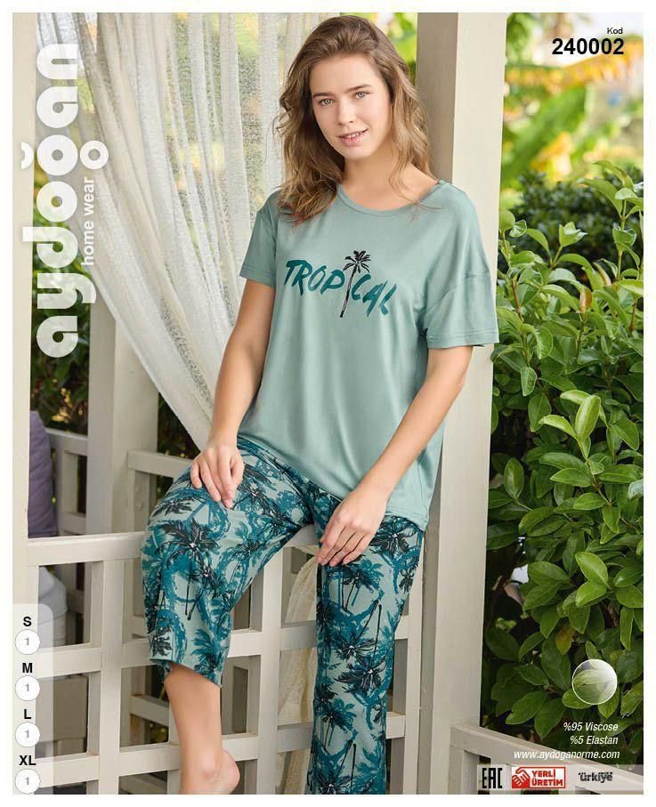 Pambiq Pijama Pijama Dəsti – Aydoğan