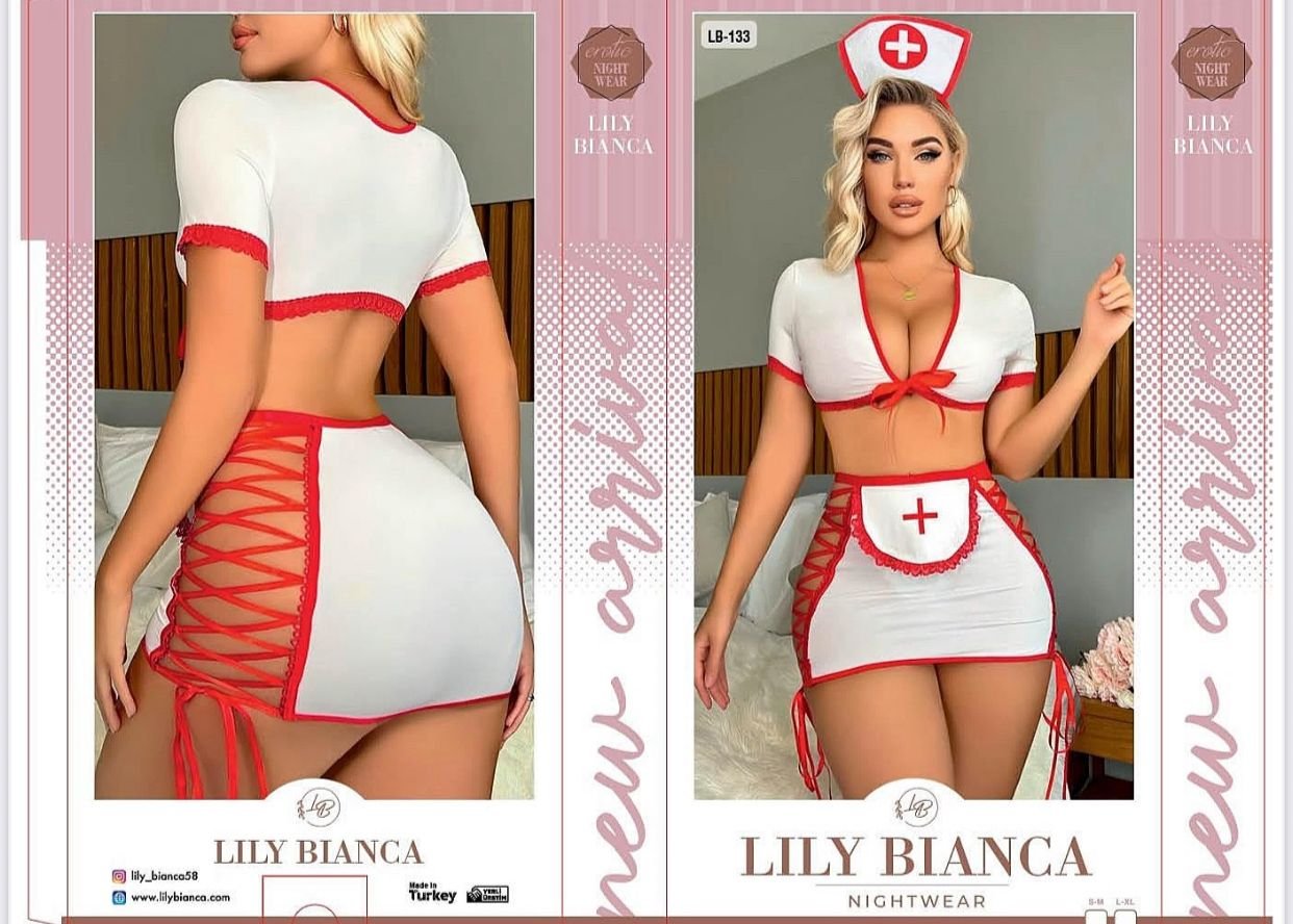 Fantazi geyim lily bianca Lb-133 tic bacisi paltari