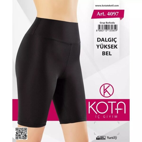 Yüksək Bel Diz Üstü Tayt – Kota 4097