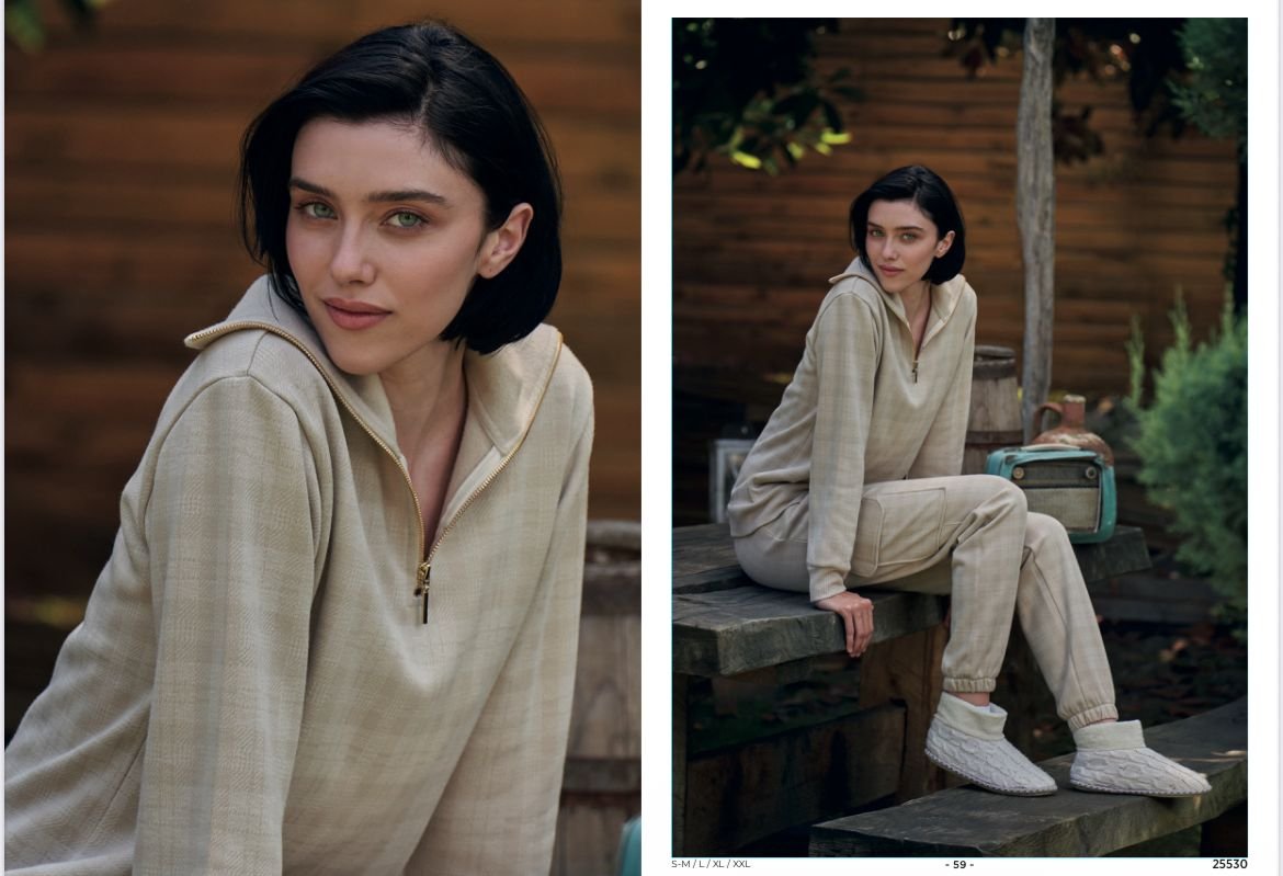 Ev geyimleri Coşku 25530 Homewear Ev Geyimi Dəsti