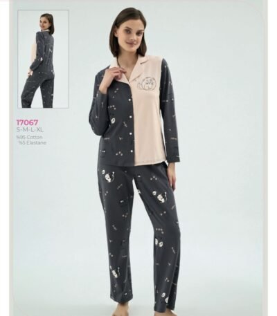 Sevim 17067 Interlok Soft Pijama Dəsti