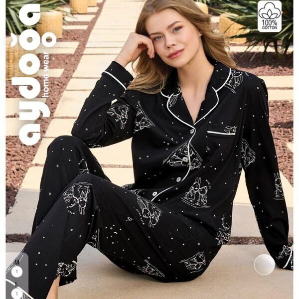 Naxışlı Pijama Dəsti