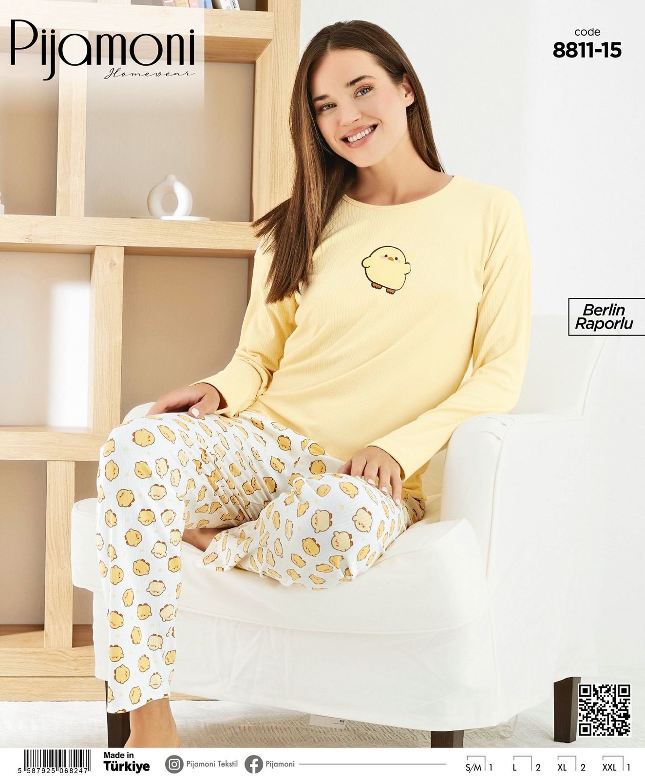 Pijamoni Pijama 8811-15 pijamalar