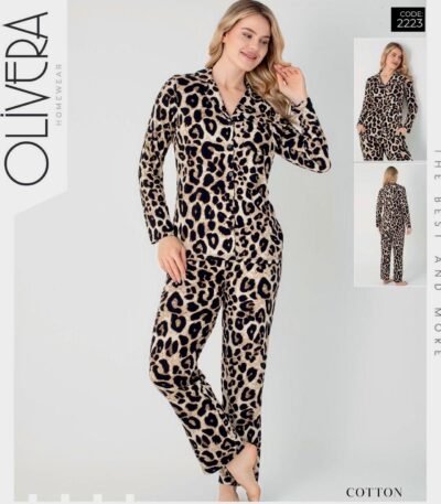 Pambıq pijama Olivera 2223