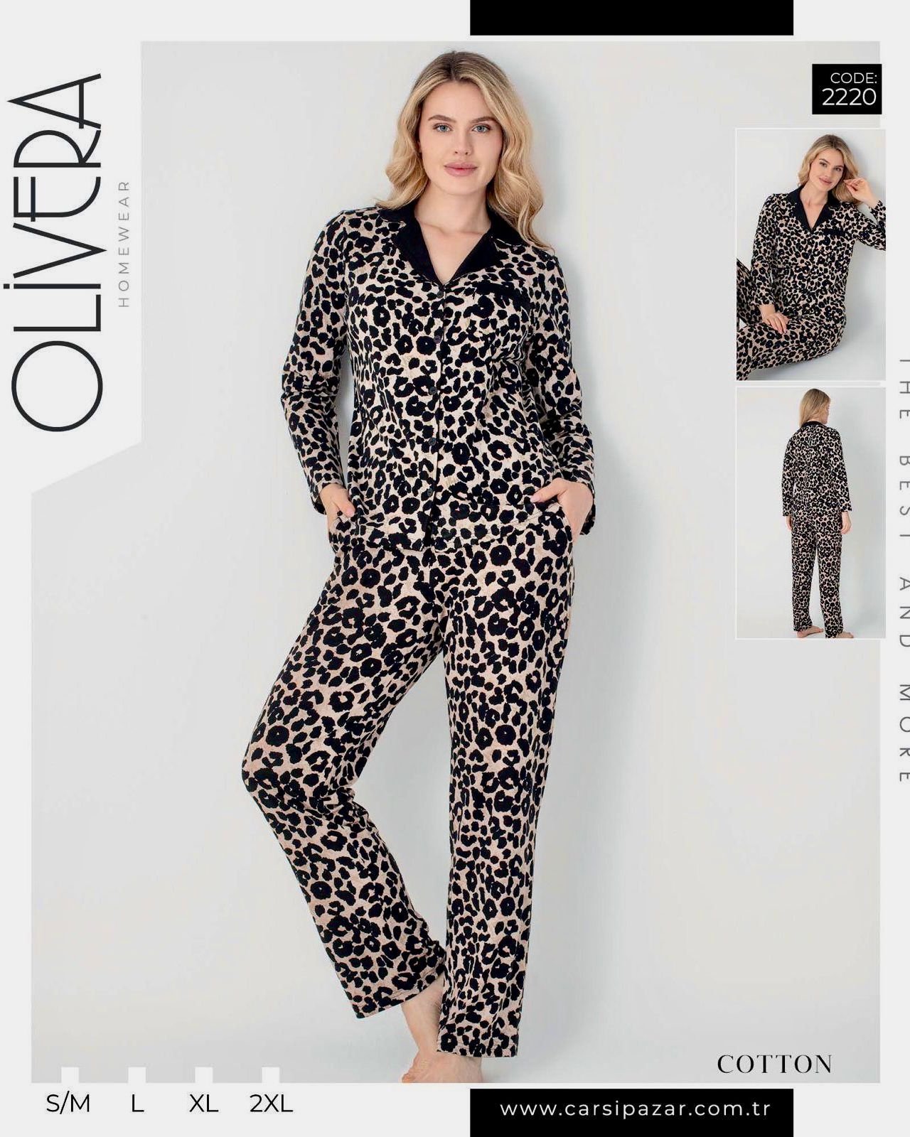 Pambıq pijama Pambıq pijama Olivera 2220