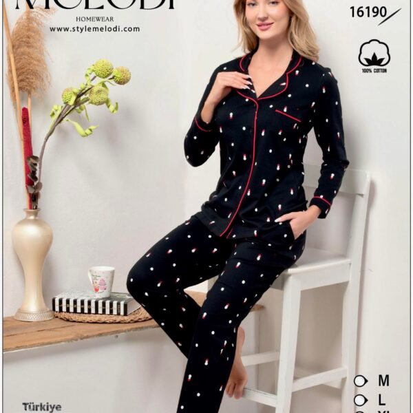 Pambıq Pijama Melodi 16190 (100% Pambıq)