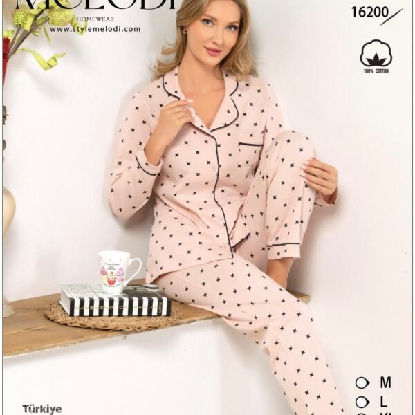 Pambıq Pijama Melodi 16200 (100% Pambıq)