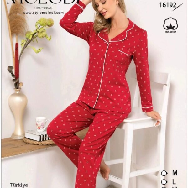 Pambıq Pijama Melodi 16192 (100% Pambıq)