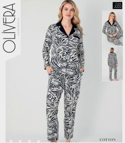 Pambıq pijama Olivera 2222