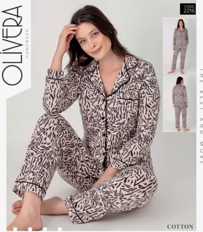 Pambıq pijama Olivera 2216