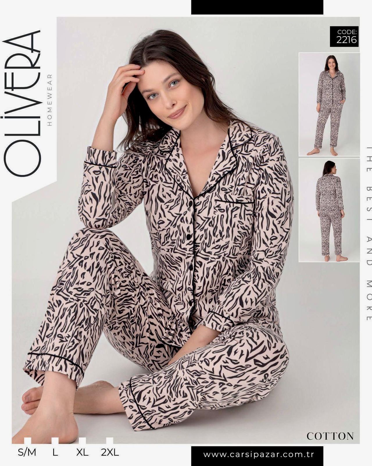 Pambıq pijama Olivera Pambıq pijama Olivera 2216