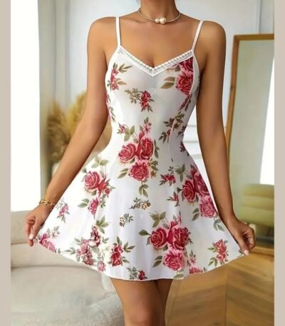 Pijama güllü model