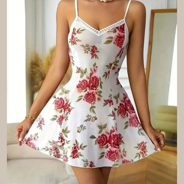 Pijama güllü model