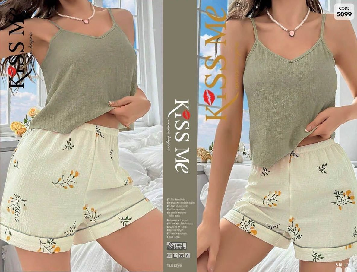 Ev Geyimi Şortlu Ev Geyimi Şortlu Kiss Me 5099