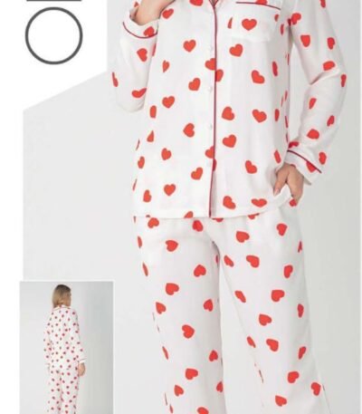 Platinum Dokuma Pambıq Pijama Olivera 2206