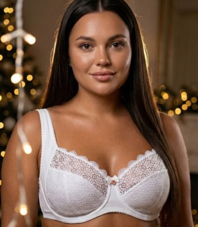Ağ Krujevalı Full-Cup Bralet