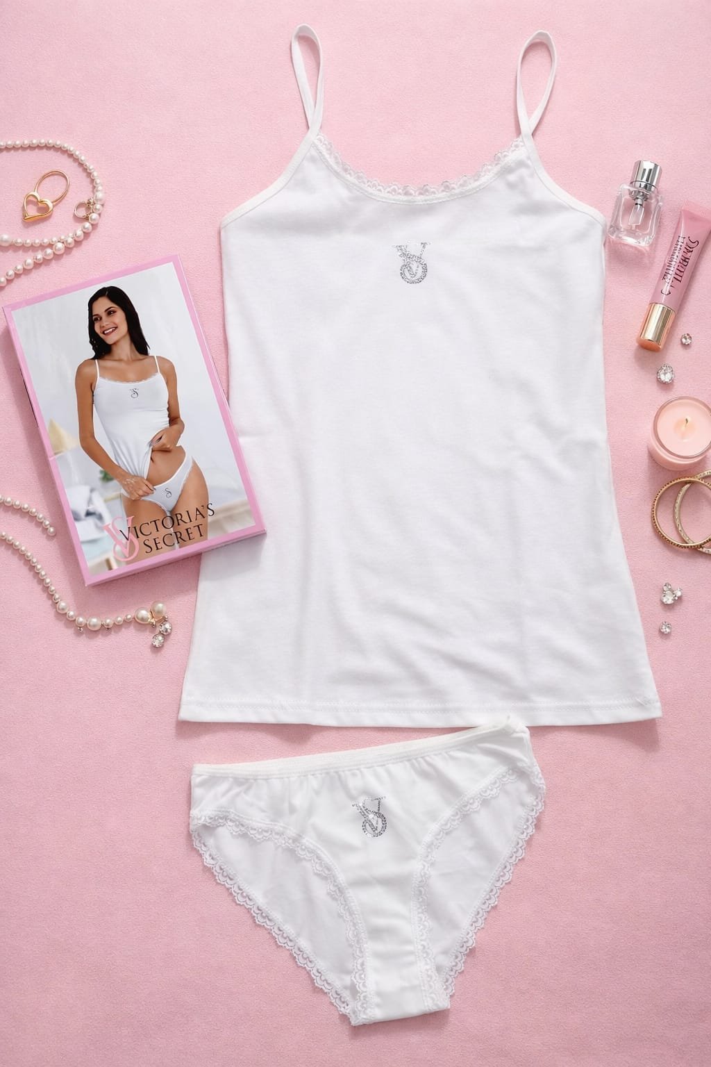 Mayka alt paltarı Victoria's Secret ağ Mayka alt paltarı Victoria's Secret ağ