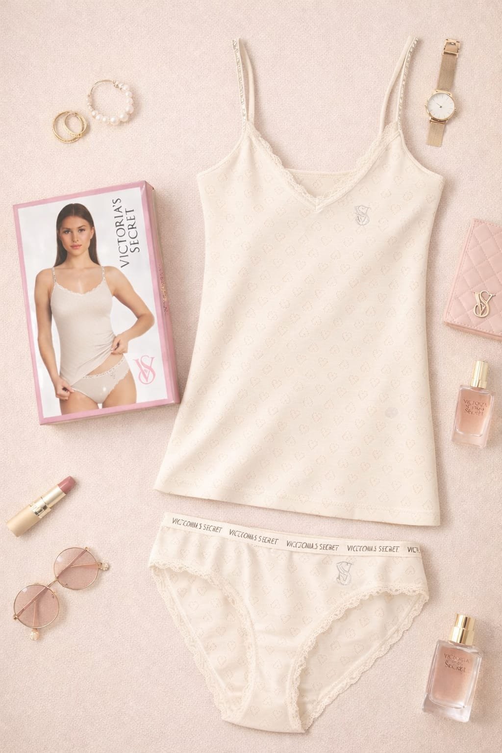 Mayka alt paltarı Victoria's Secret bej Mayka alt paltarı Victoria's Secret bej