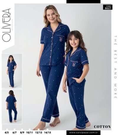 Pijama göy uşaq