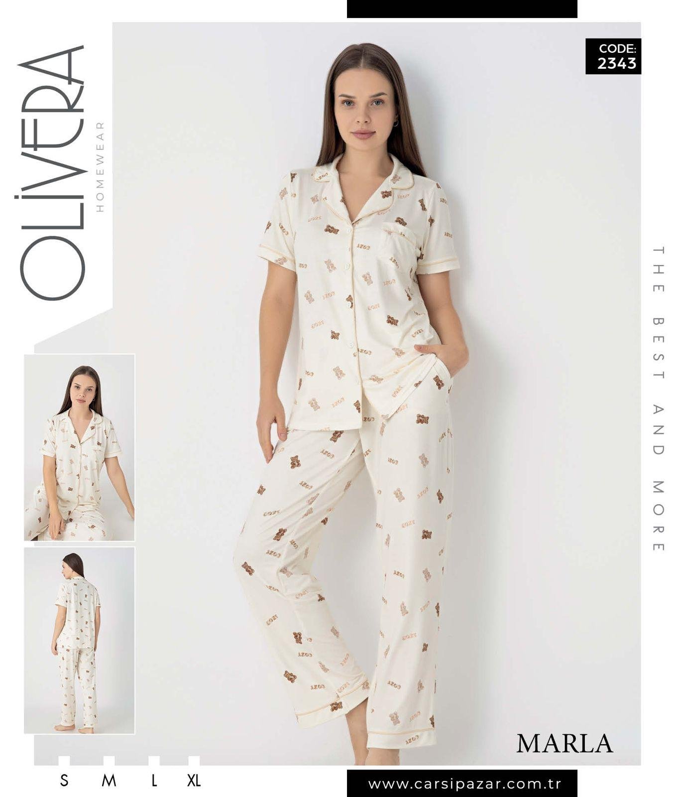 Pijama ayıcıqlı bej Pijama ayıcıqlı bej