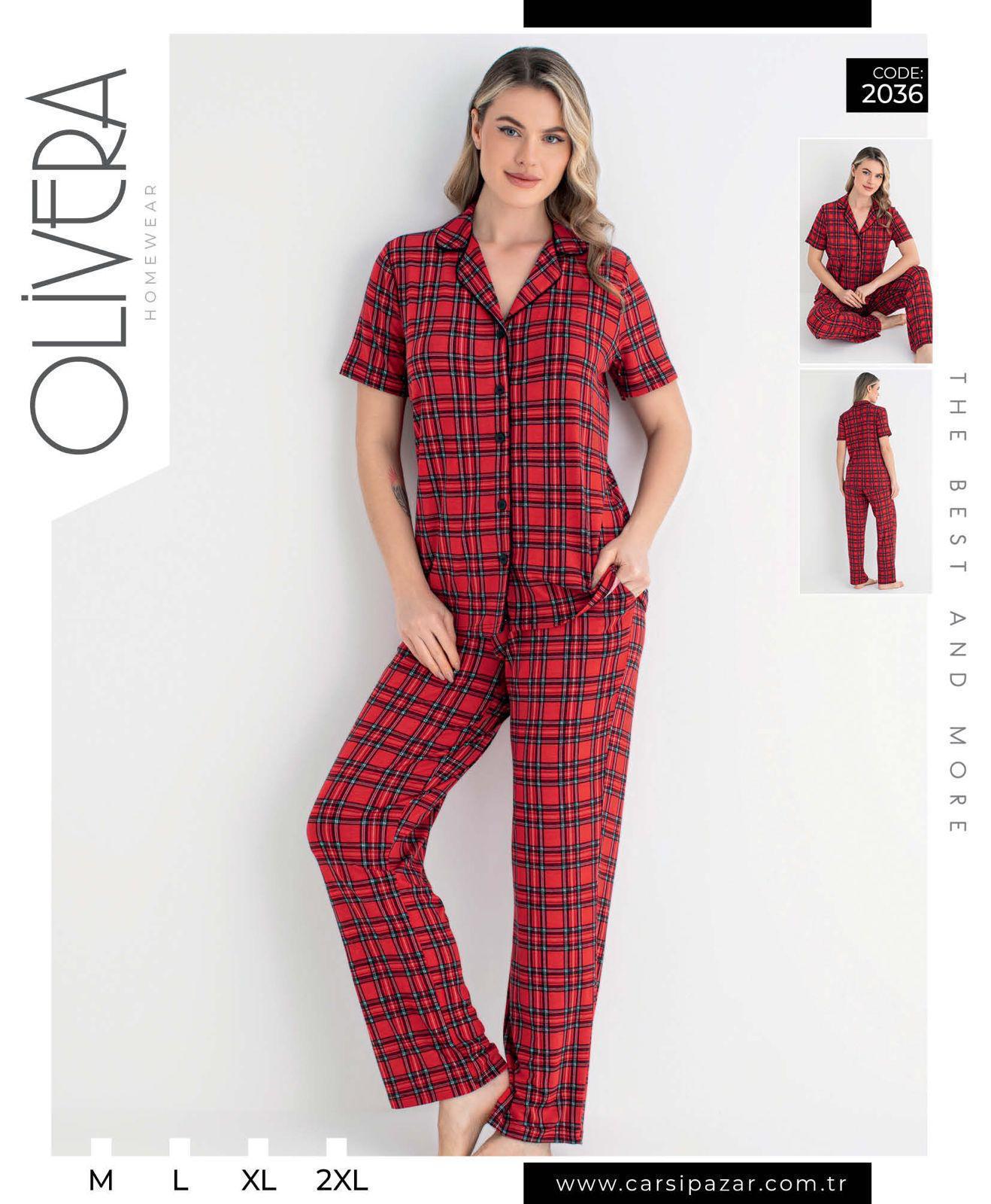 Pijama damalı qırmızı Pijama damalı qırmızı