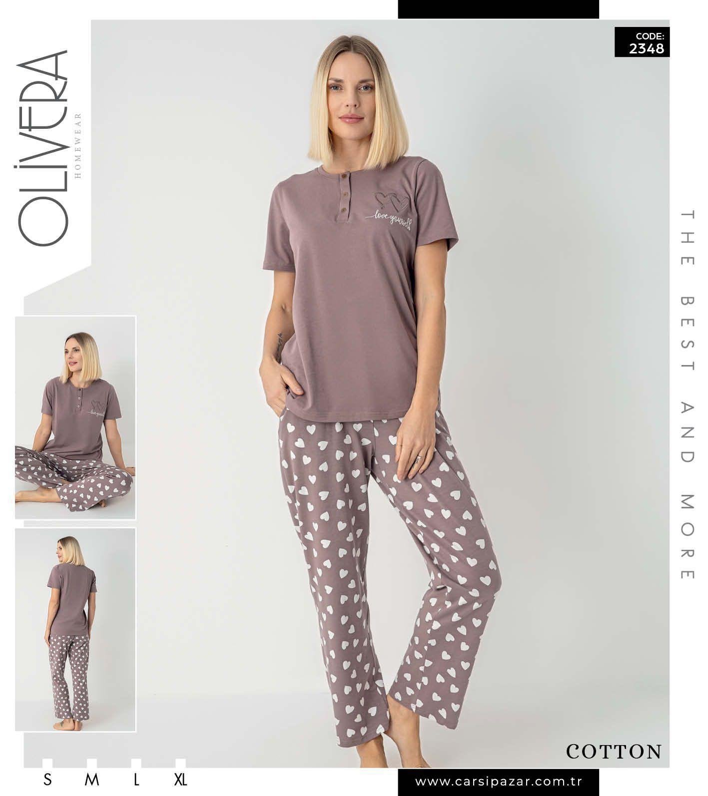 Pijama ürək naxışlı Pijama ürək naxışlı