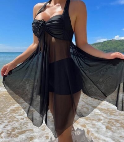Kupalnik qara tullu don model