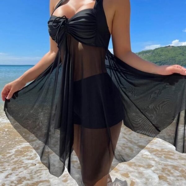 Kupalnik qara tullu don model