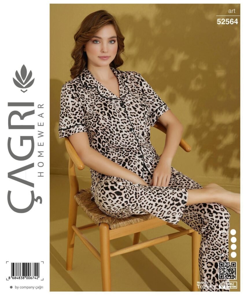 uzun şalvarlı pijama dəsti