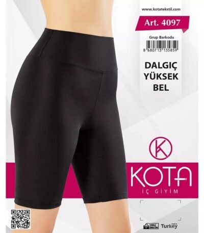 Yüksək Bel Diz Üstü Tayt – Kota 4097
