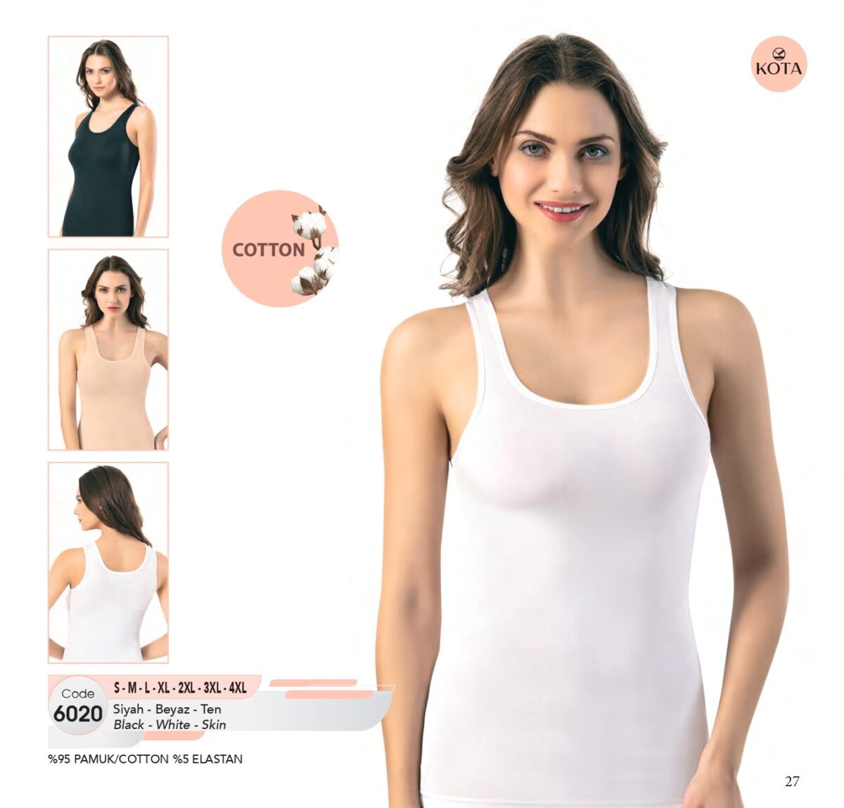 Geniş Askılı Atlet – Kota 6020