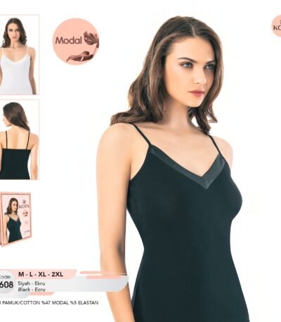 Parıltılı Yaxa Alt Geyim – Kota 6608