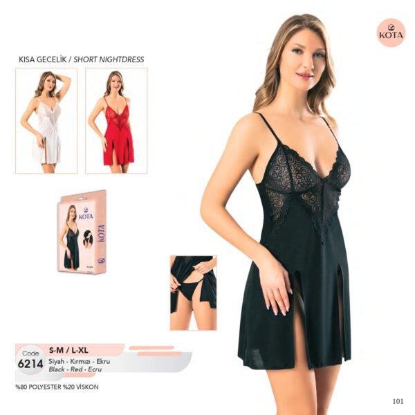 Qısa Gecə Geyimi – Kota 6214