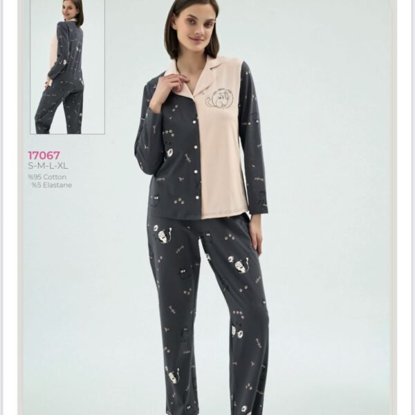 Sevim 17067 Interlok Soft Pijama Dəsti