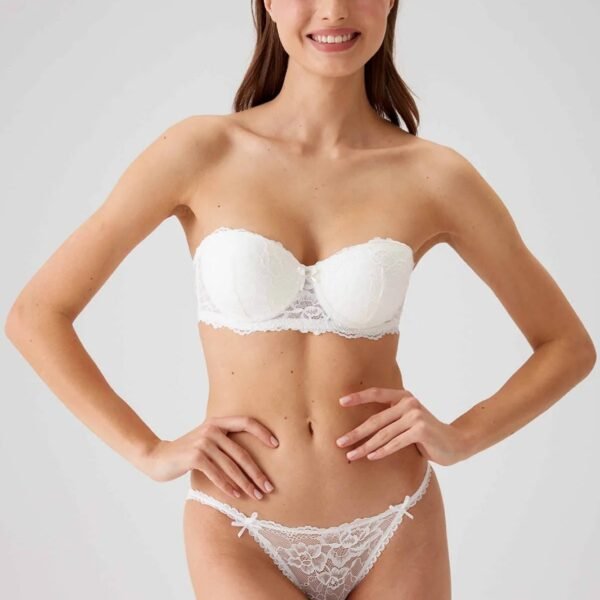 Pierre Cardin 4563 Strapless Push-Up Büstqalter + Tanga Dəsti