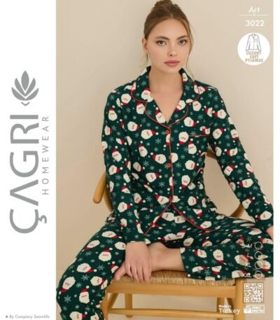 Yeni İl Şaxta Baba Pijama Dəsti