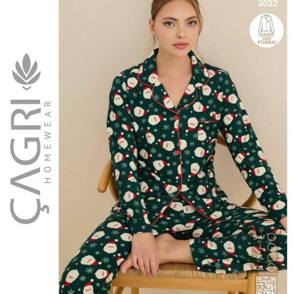 Yeni İl Şaxta Baba Pijama Dəsti