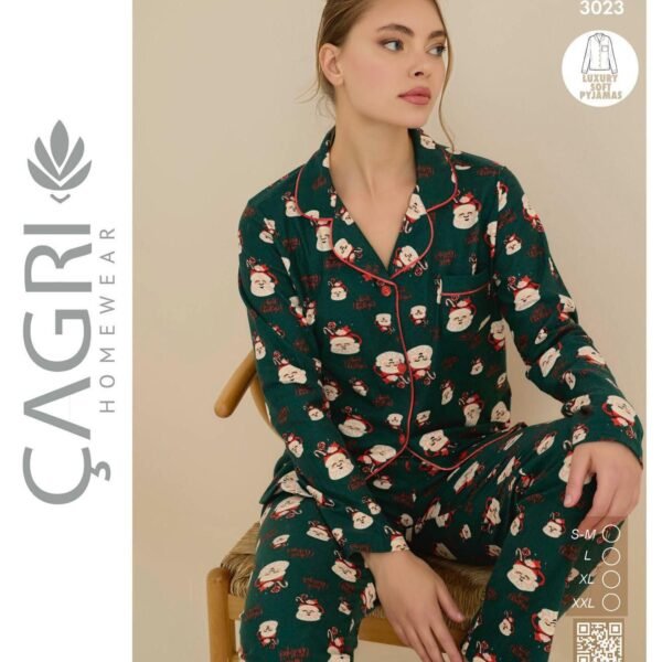 Yeni İl Şaxta Baba Pijama Dəsti