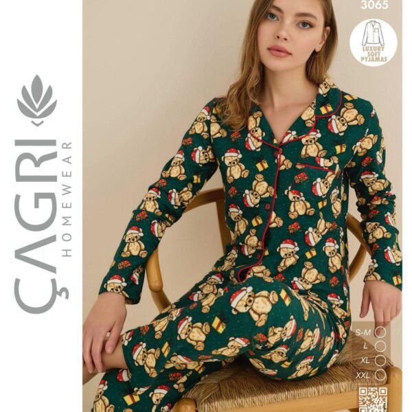 Yeni İl Ayıcqlı Pijama Dəsti