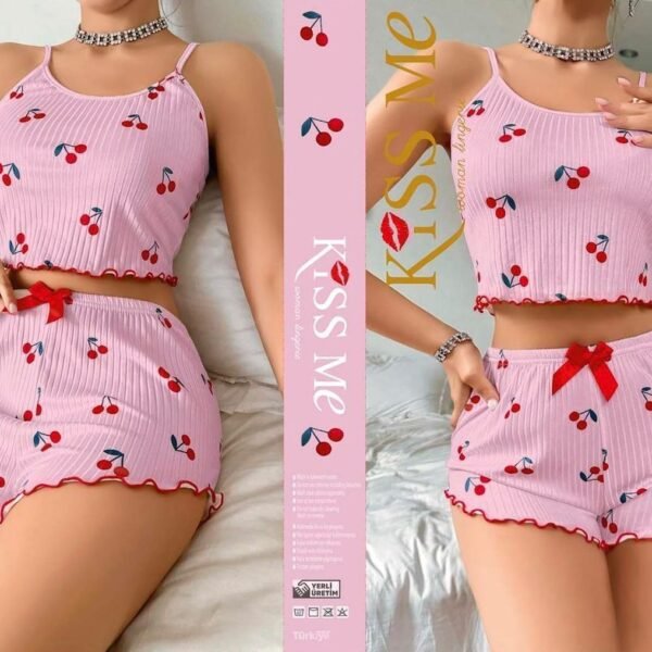 Ev Geyimi Şortlu Kiss Me 5044