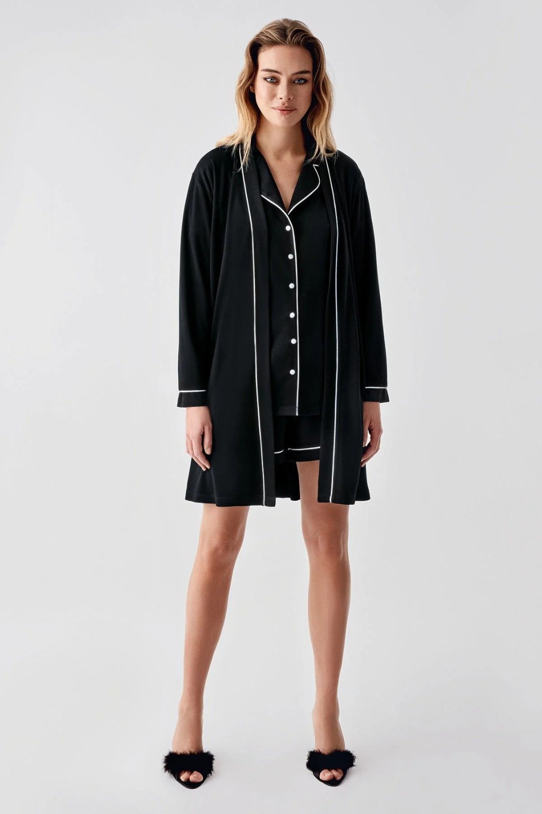 Pambıq pijama Pambiq Cehizlik Dəst Perin 324