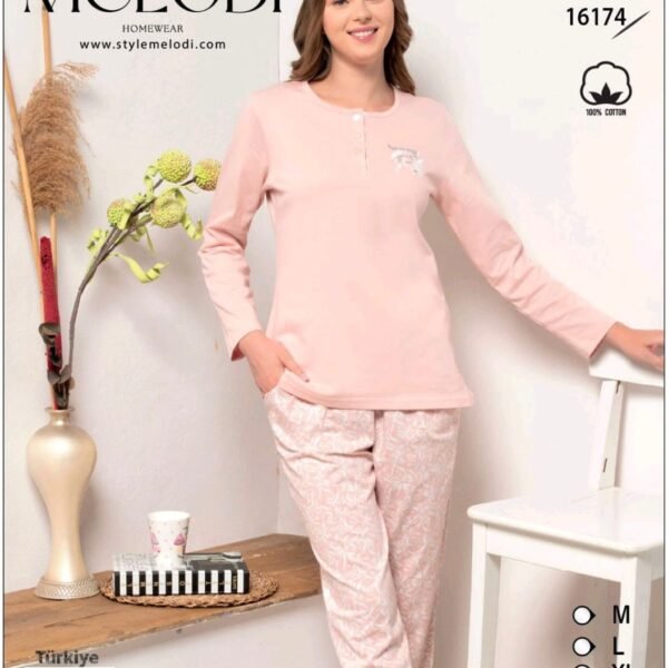 Pambıq Pijama Melodi 16174 (100% Pambıq)