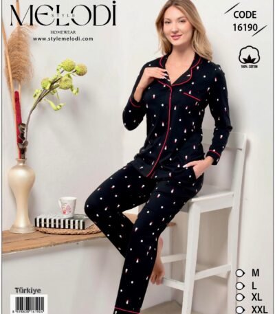 Pambıq Pijama Melodi 16190 (100% Pambıq)
