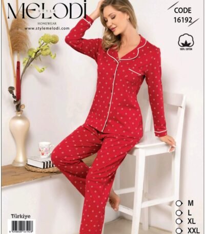 Pambıq Pijama Melodi 16192 (100% Pambıq)