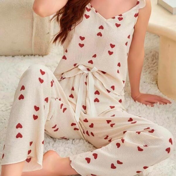 Pijama ürəkli model