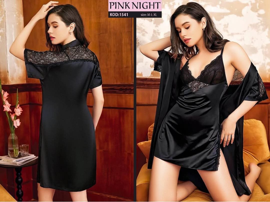 Fantazi qara krujevalı gecəlik Fantazi qara krujevalı gecəlik