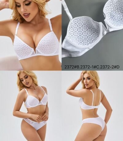 Weiyesi ürək naxışlı tül büstqalter