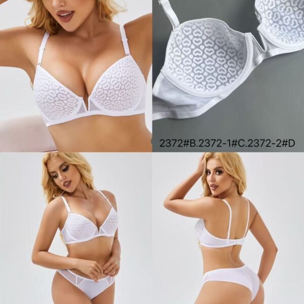 Weiyesi ürək naxışlı tül büstqalter