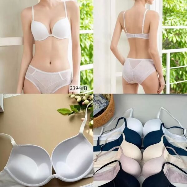 Weiyesi naxışlı tül büstqalter