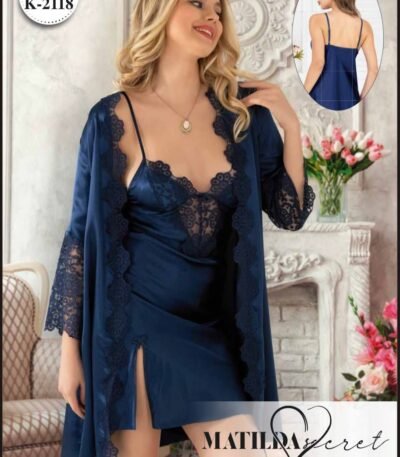 Xonçalıq tünd mavi dəst